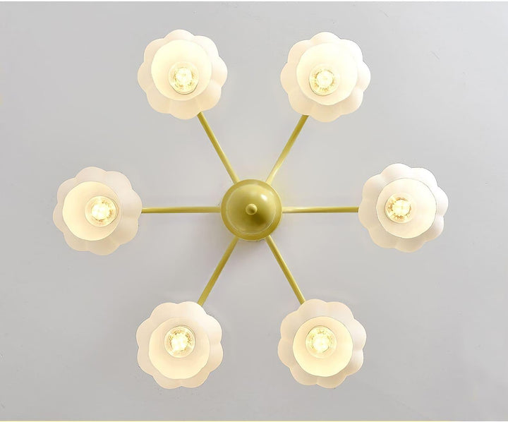 Cream Style Pumpkin Chandelier – Elegant Glass & Metal Lighting | Vinlighting | Vinlighting