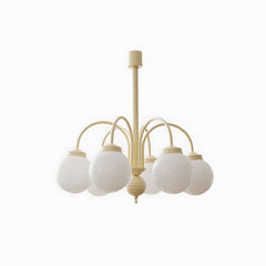 Glass Sphere Cream Chandelier - Vinlighting