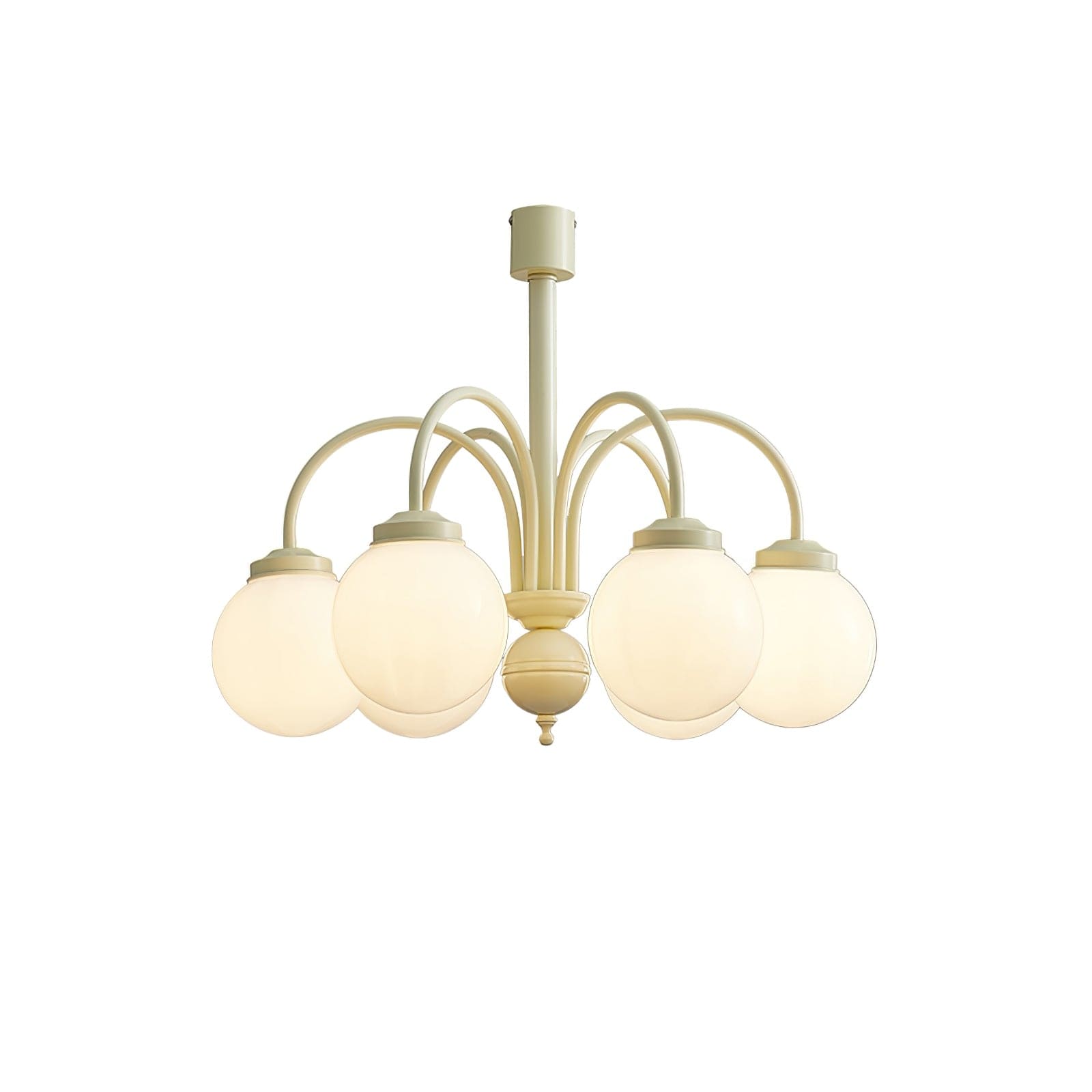 Glass Sphere Cream Chandelier - Vinlighting