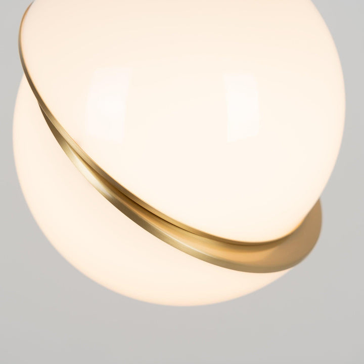 Crescent Pendant Lamp | Copper Globe Hanging Light | Vinlighting | Vinlighting