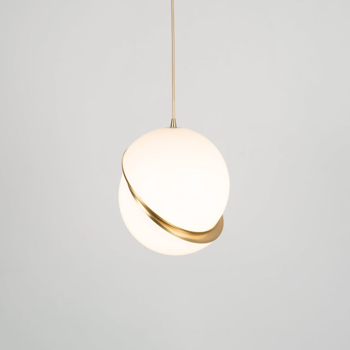 Crescent Pendant Lamp | Copper Globe Hanging Light | Vinlighting | Vinlighting