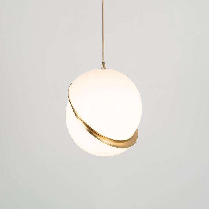 Crescent Pendant Lamp | Copper Globe Hanging Light | Vinlighting | Vinlighting