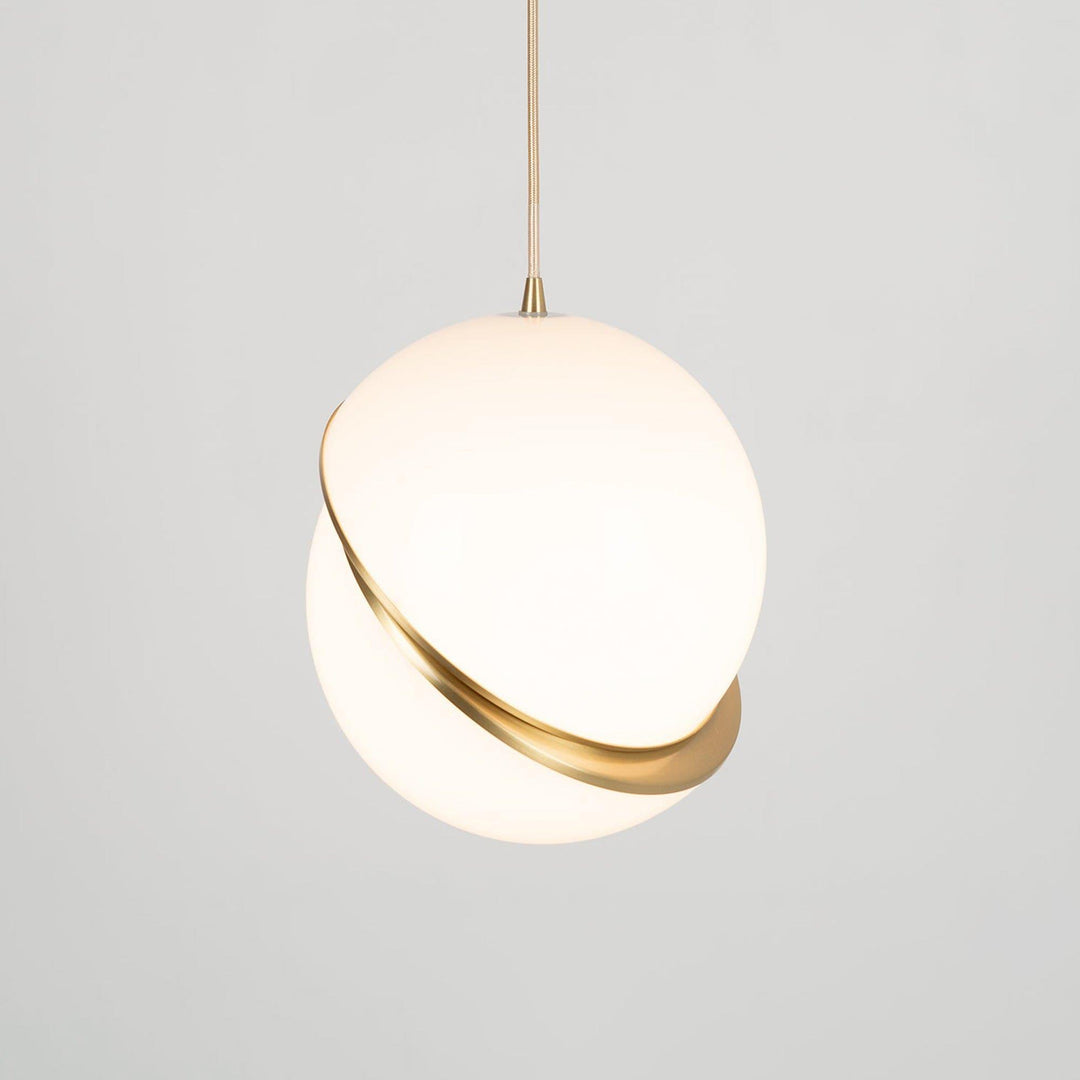 Crescent Pendant Lamp | Copper Globe Hanging Light | Vinlighting | Vinlighting