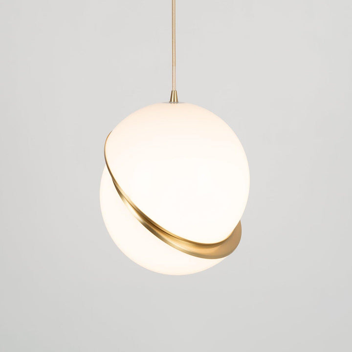 Crescent Pendant Lamp | Copper Globe Hanging Light | Vinlighting | Vinlighting