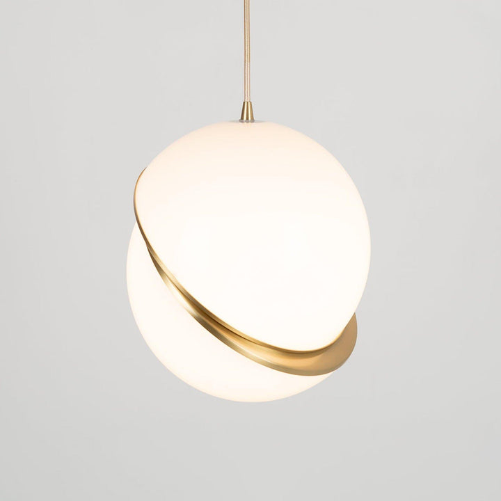 Crescent Pendant Lamp | Copper Globe Hanging Light | Vinlighting | Vinlighting