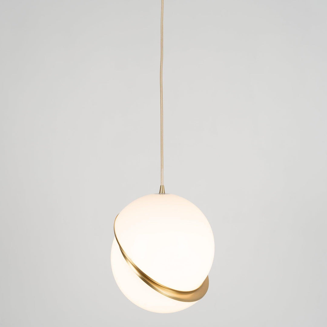 Crescent Pendant Lamp | Copper Globe Hanging Light | Vinlighting | Vinlighting