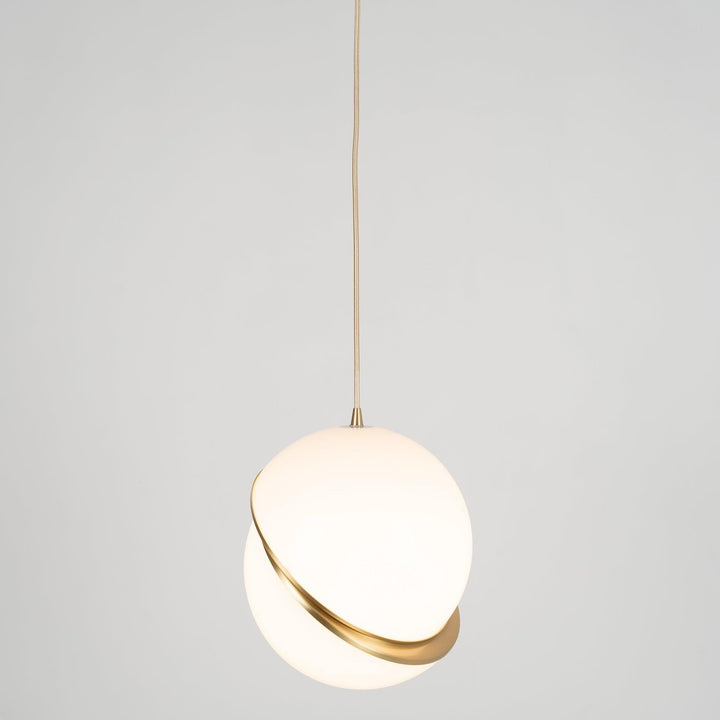 Crescent Pendant Lamp | Copper Globe Hanging Light | Vinlighting | Vinlighting