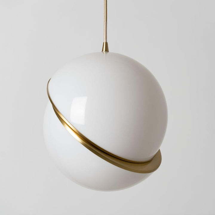 Crescent Pendant Lamp | Copper Globe Hanging Light | Vinlighting | Vinlighting