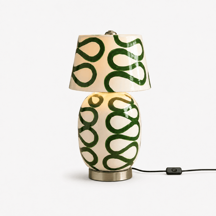 Cressa Artistic Ceramic Mini LED Accent Table Lamp for Bedroom
