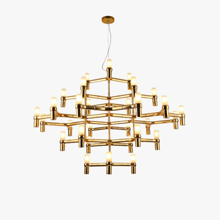 Crown Major Chandelier – Sleek Metal & Glass for Modern Elegance | Vinlighting | Vinlighting