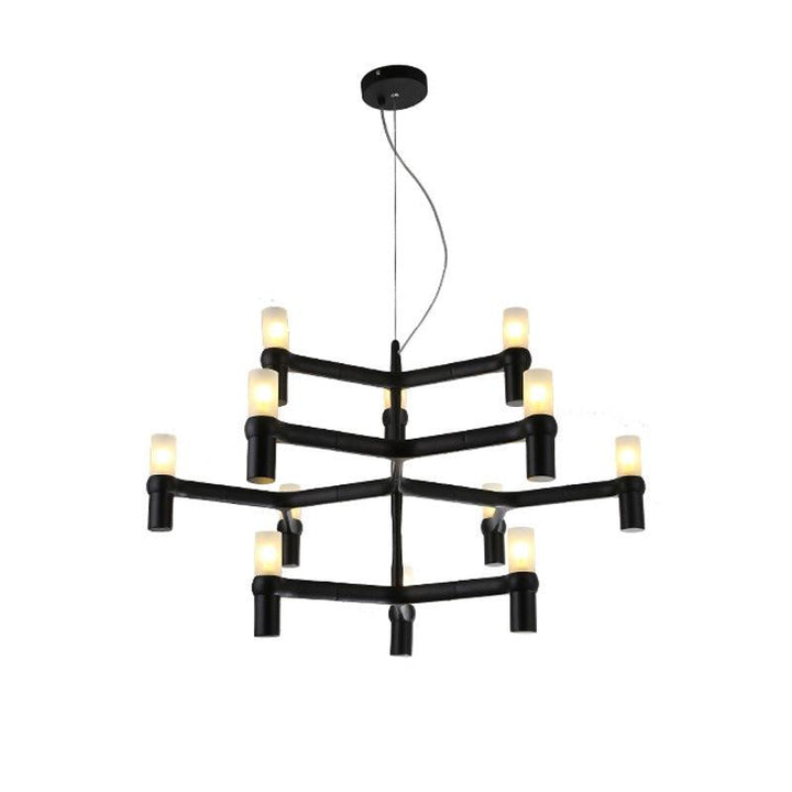 Crown Major Chandelier – Sleek Metal & Glass for Modern Elegance | Vinlighting | Vinlighting