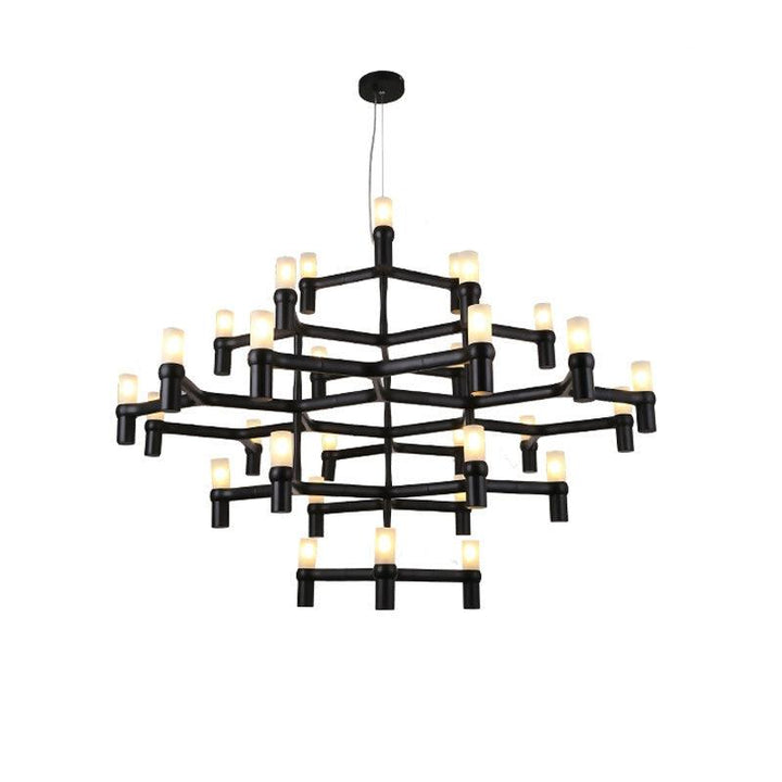 Crown Major Chandelier – Sleek Metal & Glass for Modern Elegance | Vinlighting | Vinlighting