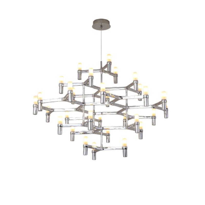 Crown Major Chandelier – Sleek Metal & Glass for Modern Elegance | Vinlighting | Vinlighting
