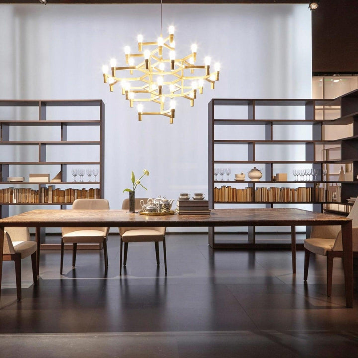 Crown Major Chandelier – Sleek Metal & Glass for Modern Elegance | Vinlighting | Vinlighting