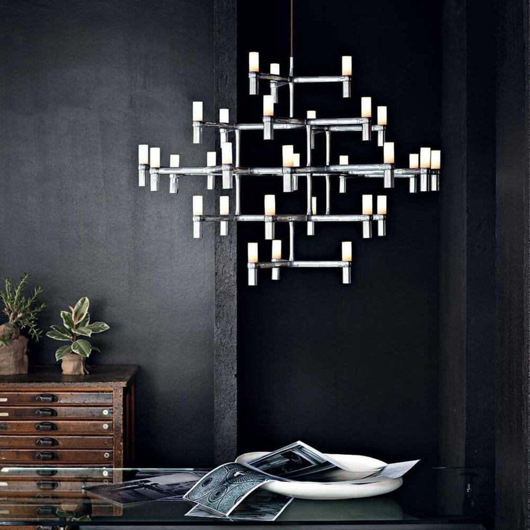 Crown Major Chandelier – Sleek Metal & Glass for Modern Elegance | Vinlighting | Vinlighting