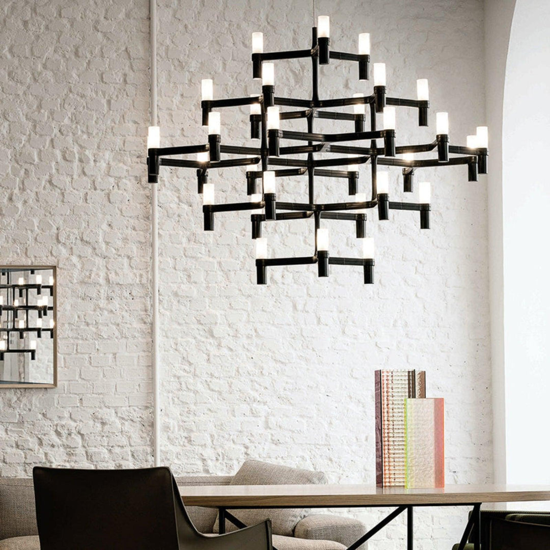 Crown Major Chandelier – Sleek Metal & Glass for Modern Elegance | Vinlighting | Vinlighting