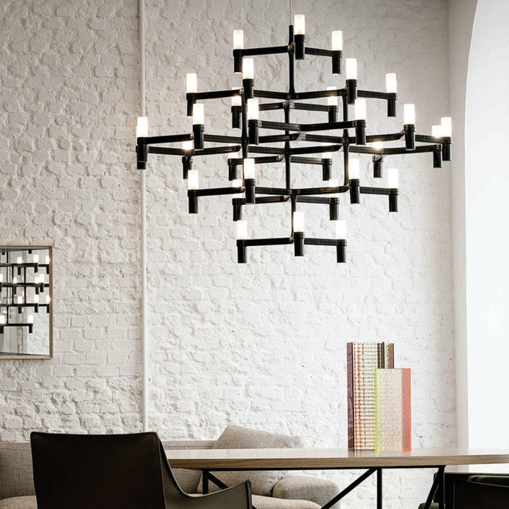 Crown Major Chandelier – Sleek Metal & Glass for Modern Elegance | Vinlighting | Vinlighting
