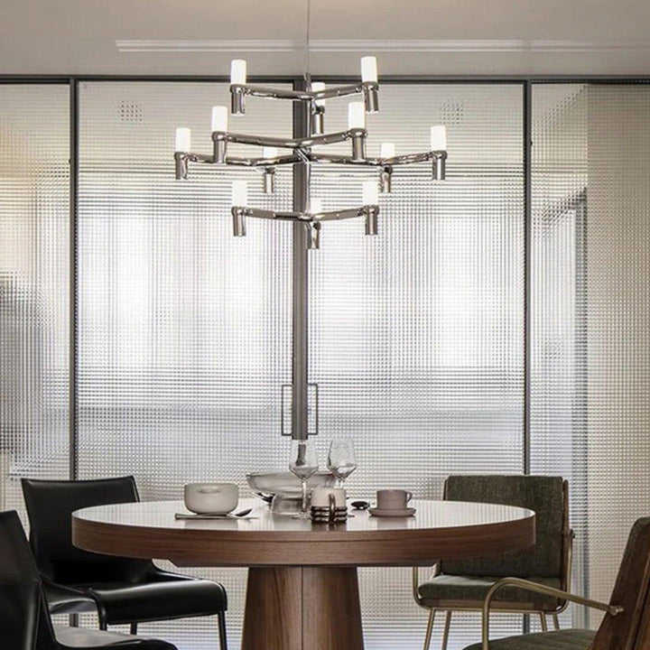 Crown Major Chandelier – Sleek Metal & Glass for Modern Elegance | Vinlighting | Vinlighting