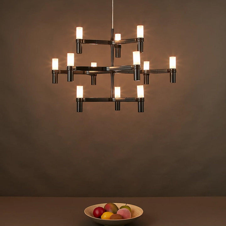 Crown Major Chandelier – Sleek Metal & Glass for Modern Elegance | Vinlighting | Vinlighting