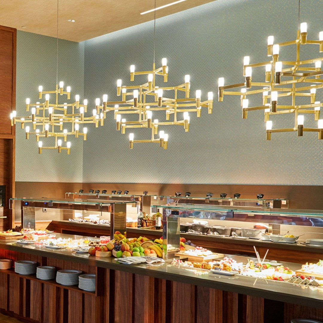 Crown Major Chandelier – Sleek Metal & Glass for Modern Elegance | Vinlighting | Vinlighting