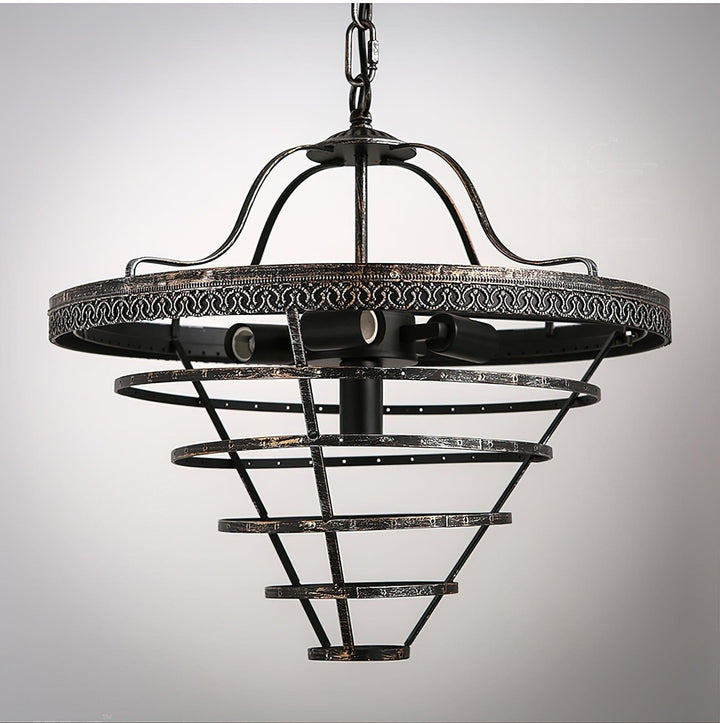 Crystal Inverted Pyramid Chandelier - Luxury Crystal, Vintage Lighting | Vinlighting | Vinlighting