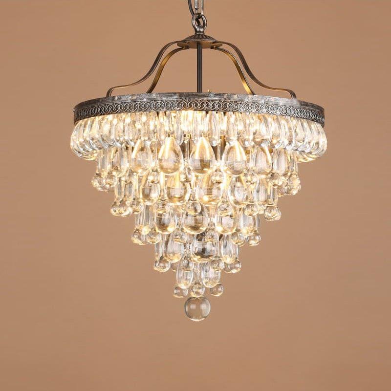 Crystal Inverted Pyramid Chandelier - Luxury Crystal, Vintage Lighting | Vinlighting | Vinlighting
