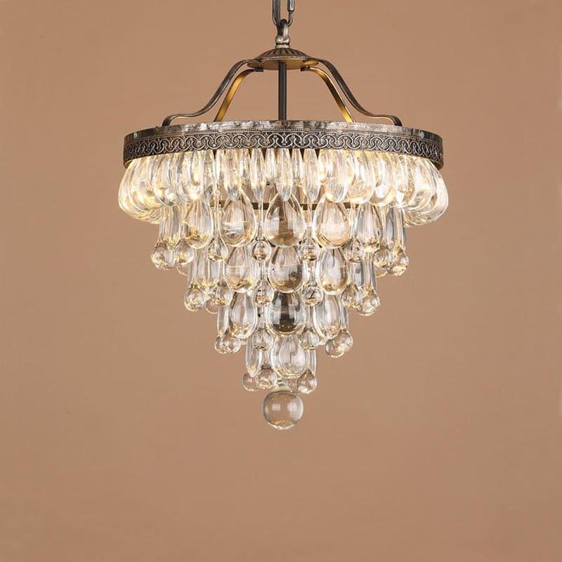 Crystal Inverted Pyramid Chandelier - Luxury Crystal, Vintage Lighting | Vinlighting | Vinlighting
