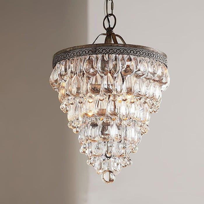 Crystal Inverted Pyramid Chandelier - Luxury Crystal, Vintage Lighting | Vinlighting | Vinlighting