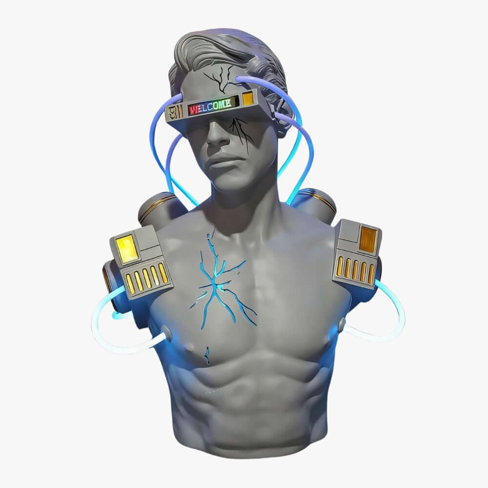 Cryzon Sculpture Floor Lamp – Art Deco Living Room Floor Lamp