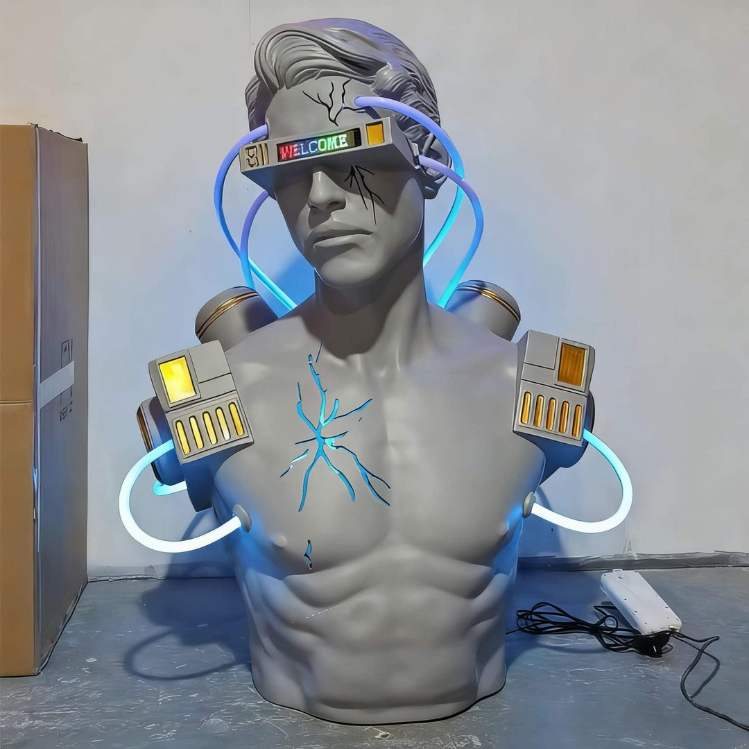 Cryzon Sculpture Floor Lamp – Art Deco Living Room Floor Lamp