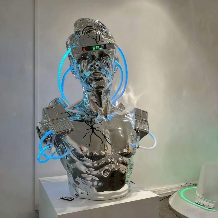 Cryzon Sculpture Floor Lamp – Art Deco Living Room Floor Lamp