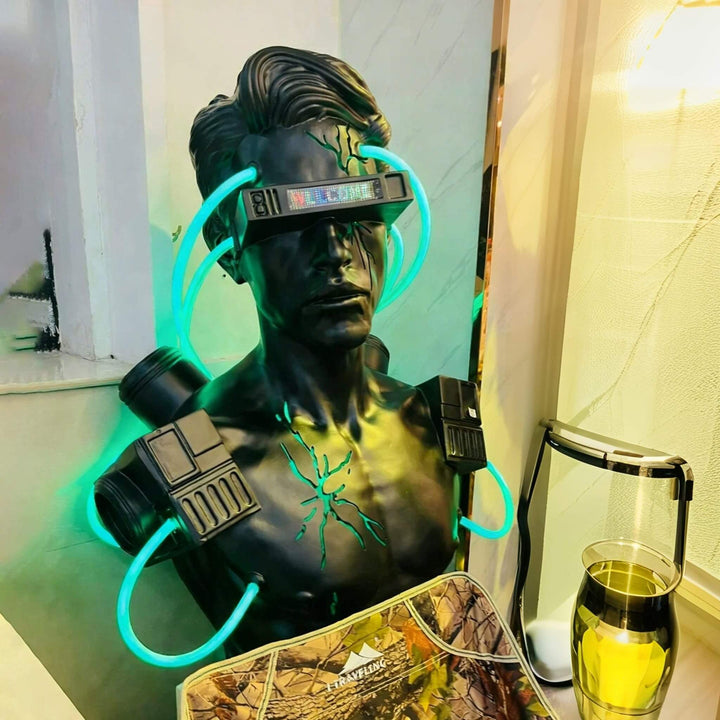 Cryzon Sculpture Floor Lamp – Art Deco Living Room Floor Lamp