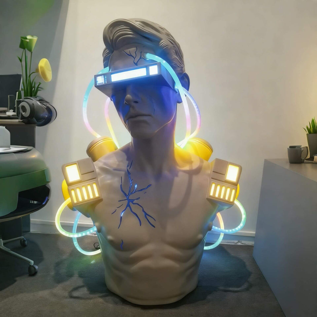 Cryzon Sculpture Floor Lamp – Art Deco Living Room Floor Lamp