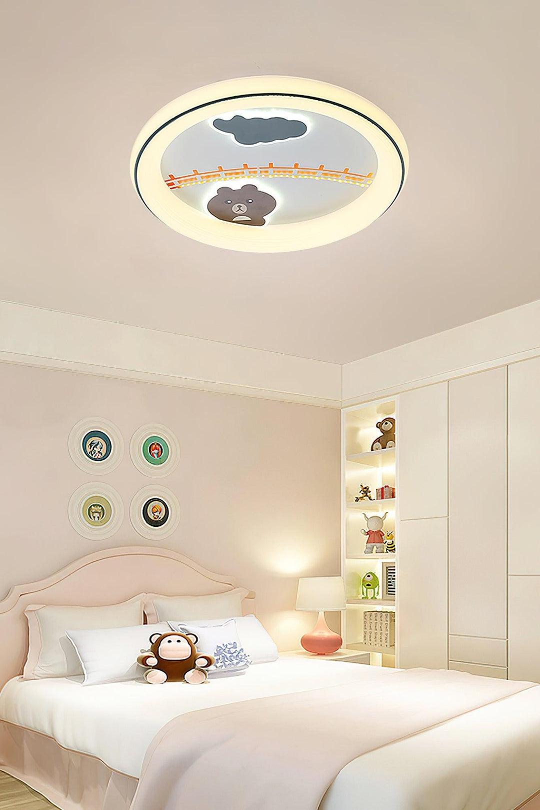 Cute Cartoon Ceiling Lamp – Playful LED Light for Joyful Home Decor | Vinlighting | Vinlighting