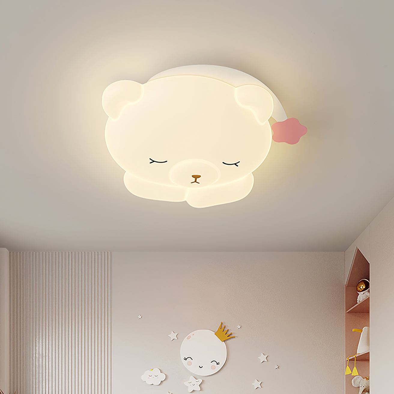 Cute Sleepy Bear Ceiling Lamp - Vinlighting