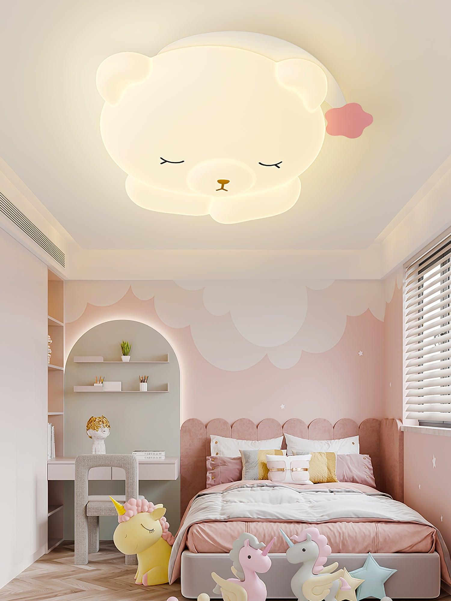 Cute Sleepy Bear Ceiling Lamp - Vinlighting