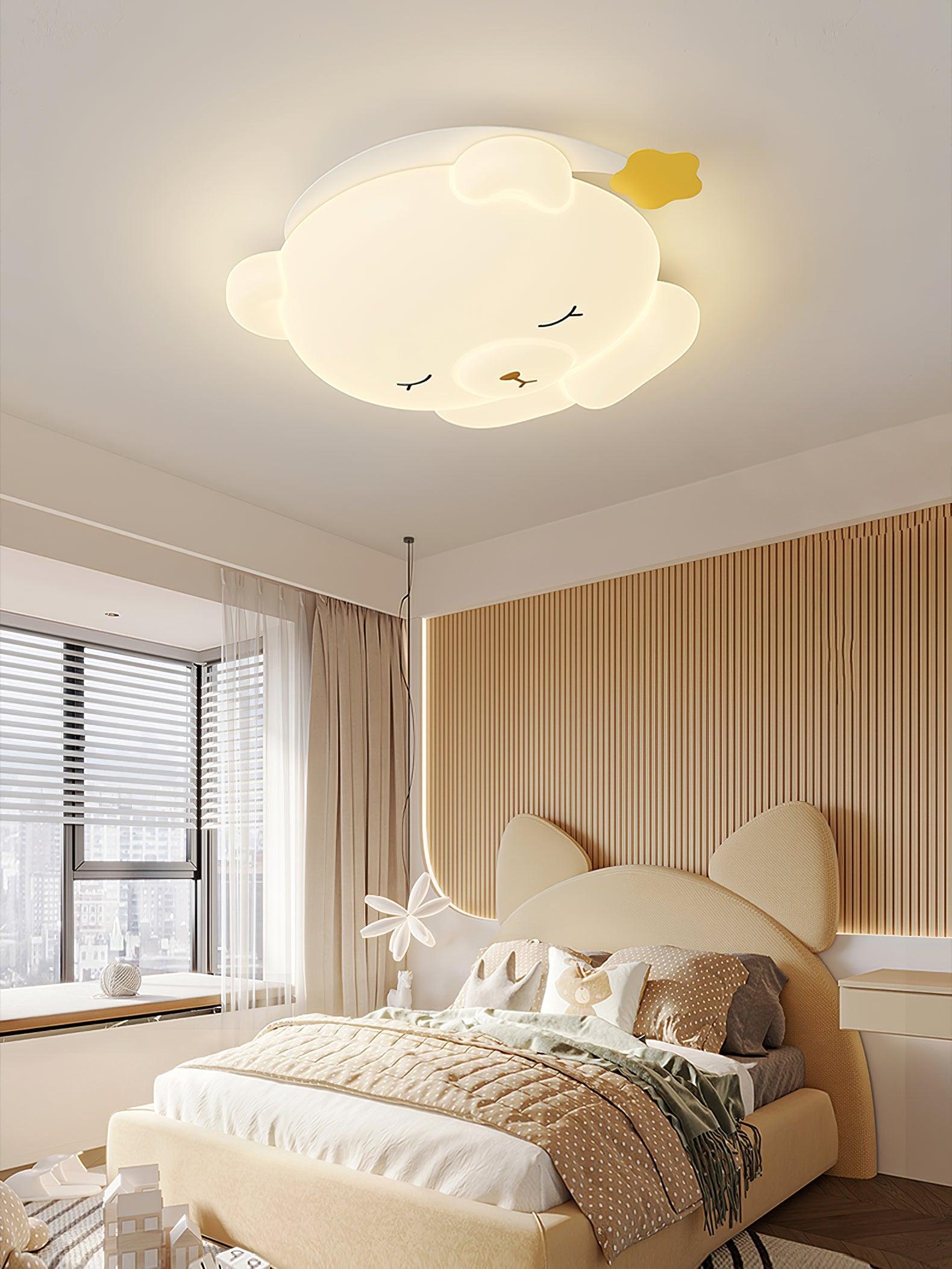 Cute Sleepy Bear Ceiling Lamp - Vinlighting