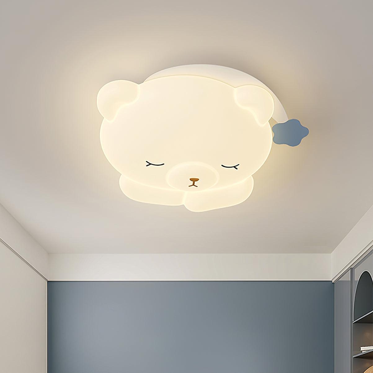 Cute Sleepy Bear Ceiling Lamp - Vinlighting