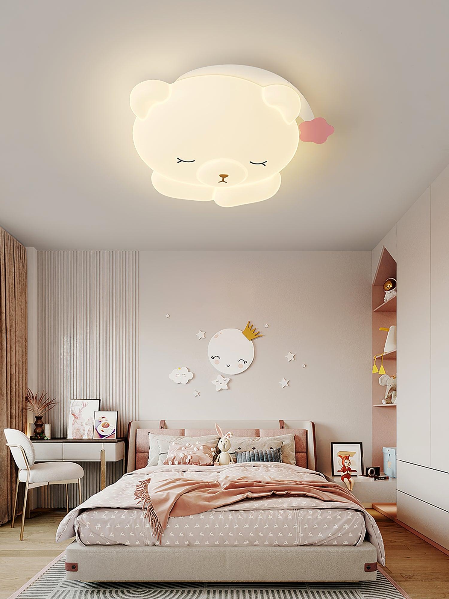 Cute Sleepy Bear Ceiling Lamp - Vinlighting