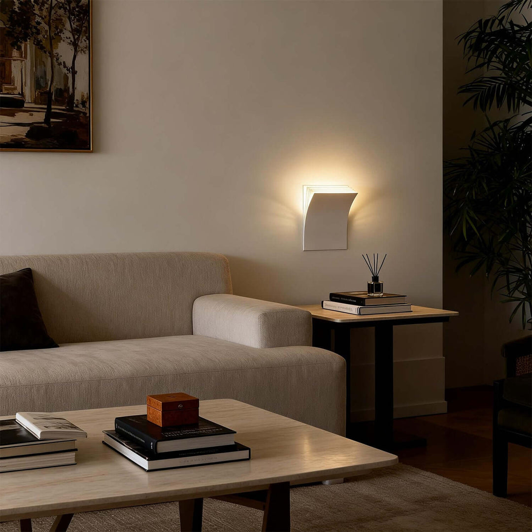 Cyvela Wall Light – Minimal Creative Book Bedroom Sconces