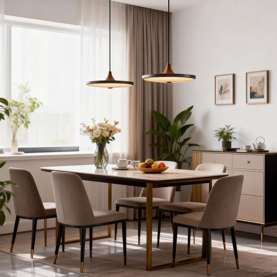 Dalfon Pendant Light - Wabi-Sabi Minimalist Dining Room Pendant Light