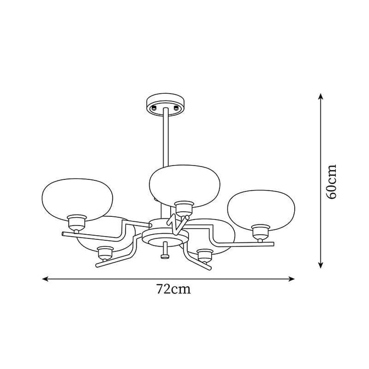 Dalisia Medieval Chandelier - 5 Light Vintage French | Vinlighting | Vinlighting