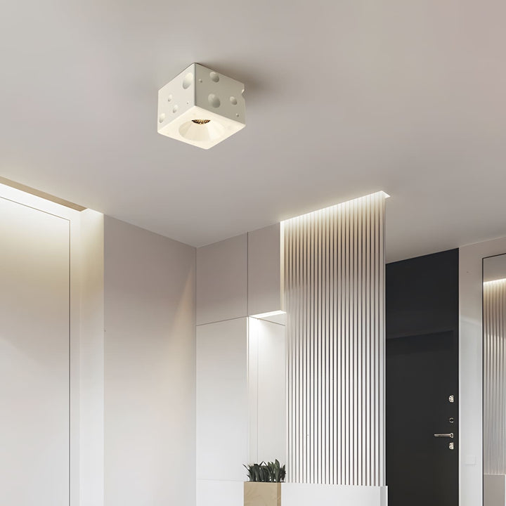 Luneya Ceiling Light - Simple Cheese Block Resin Ceiling Light