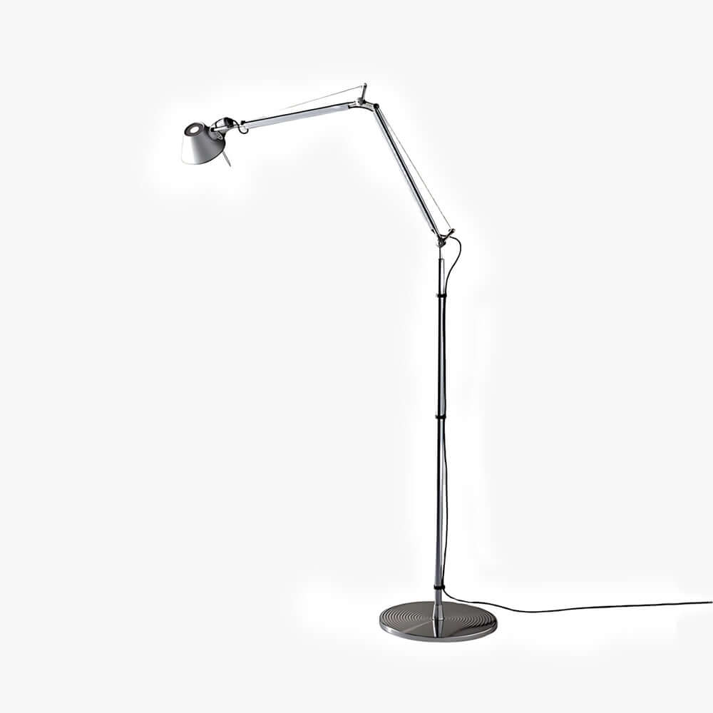 Deleila Floor Lamp – Industrial Style, Minimalist Swing Arm
