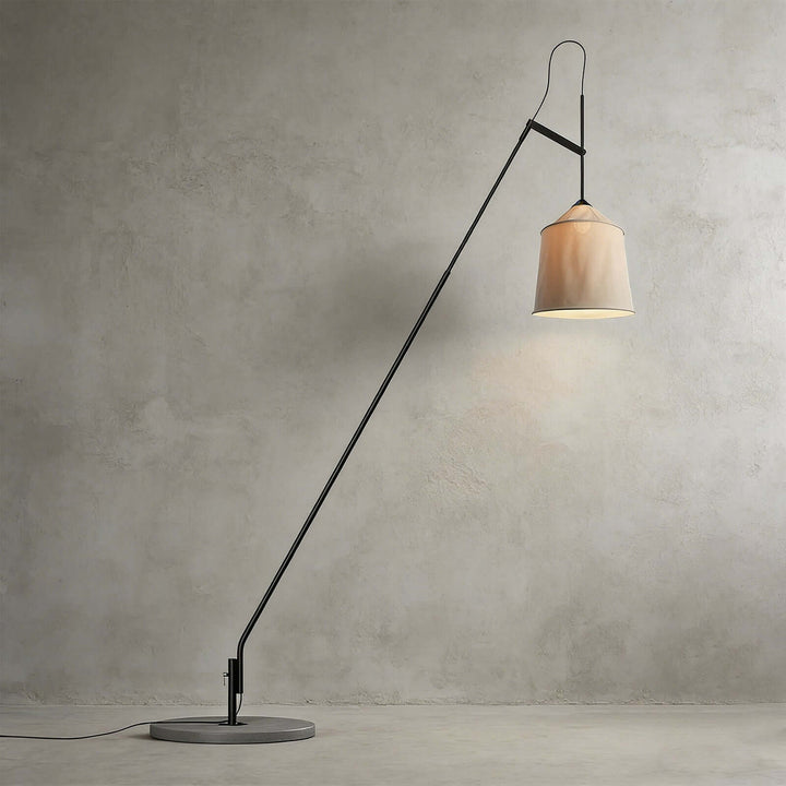Delix Floor Lamp – Japanese Minimal Fabric Floor Lamp