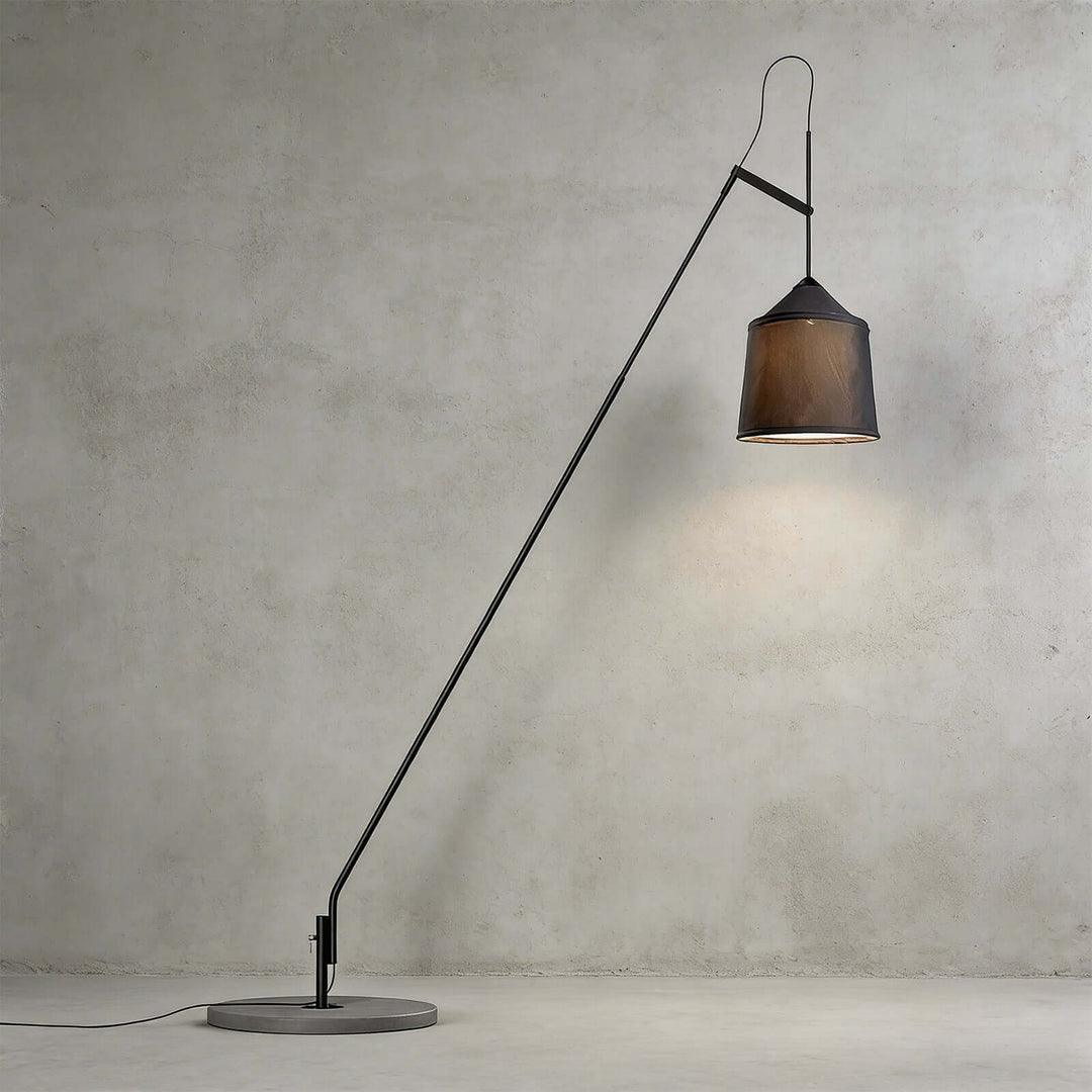 Delix Floor Lamp – Japanese Minimal Fabric Floor Lamp