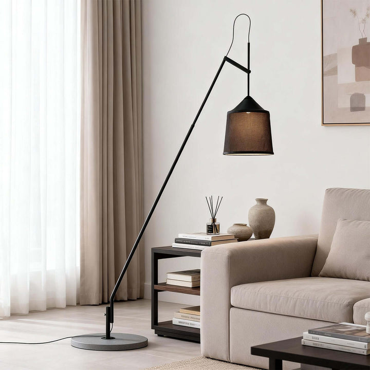 Delix Floor Lamp – Japanese Minimal Fabric Floor Lamp