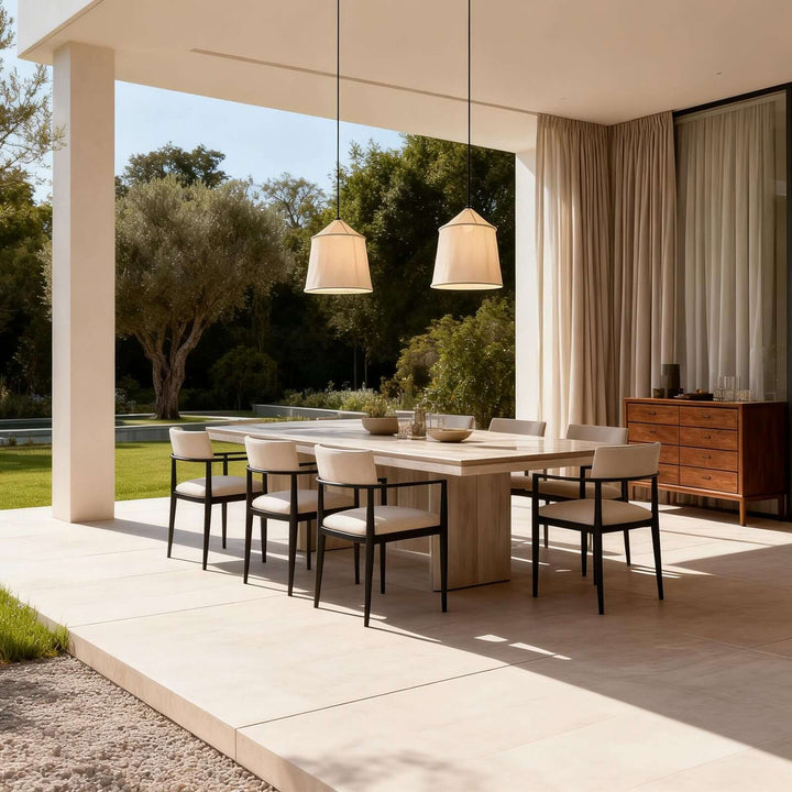 Delix Pendant Light – Japandi Minimal Fabric Pendant Light