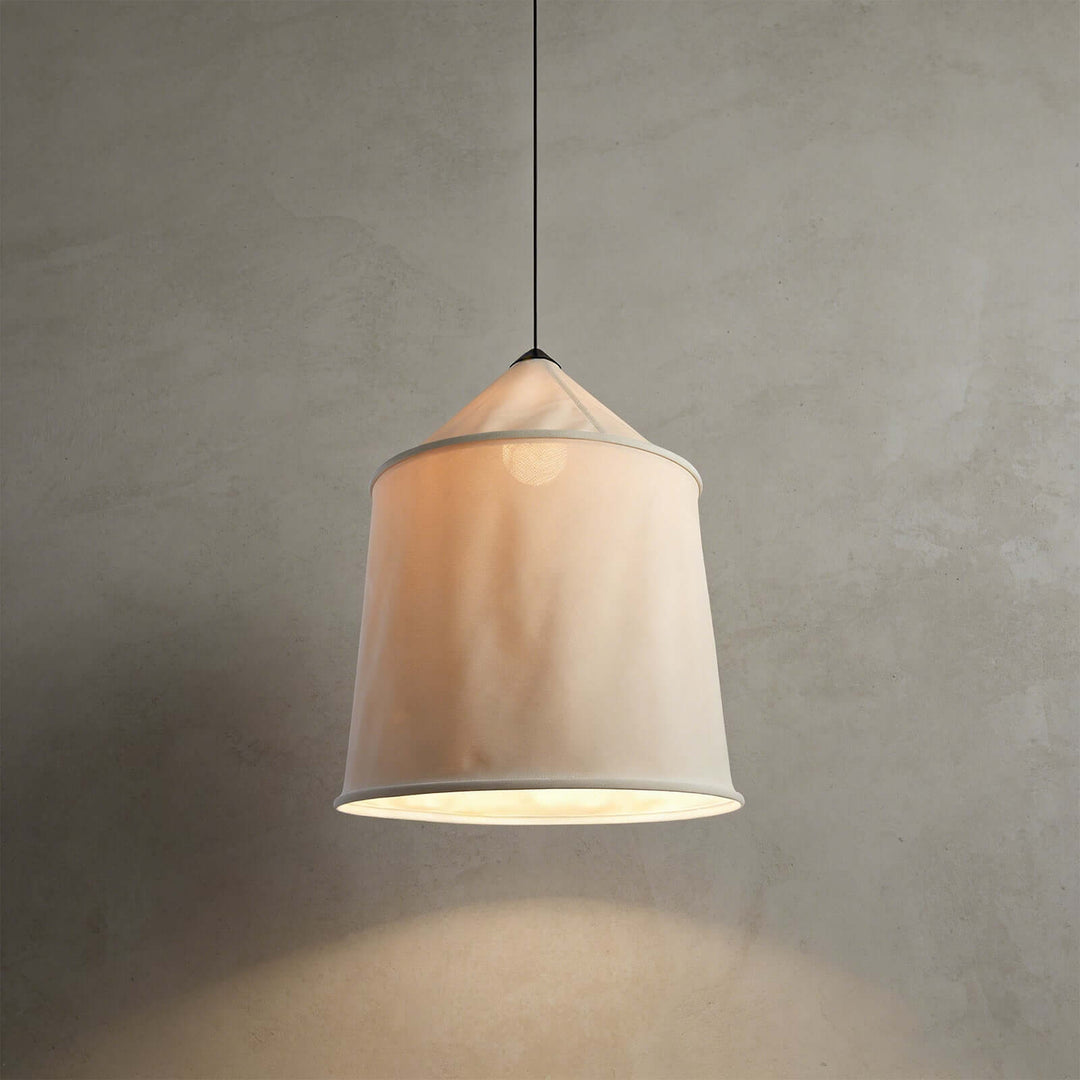 Delix Pendant Light – Japandi Minimal Fabric Pendant Light