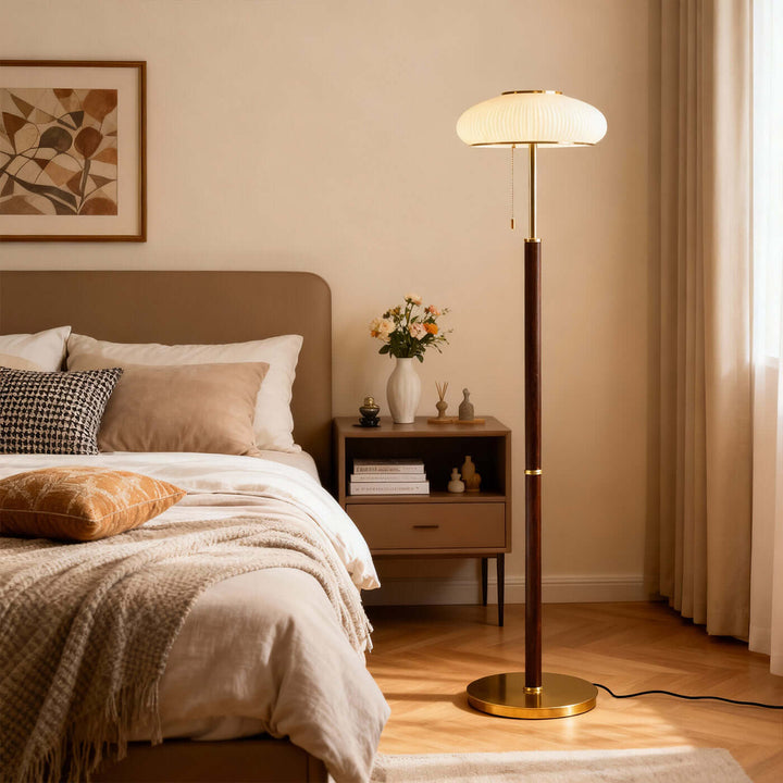 Derumo Floor Lamp – Medieval Retro Glass Lamp